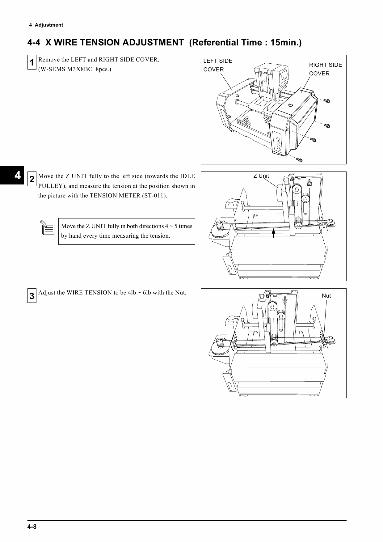 Roland MODELA MDX-15 MDX-20 Service Notes Manual-6